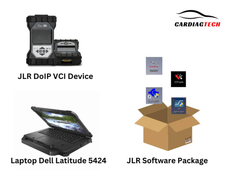 JLR DoIP VCI + JLR Software+ Dell 5424