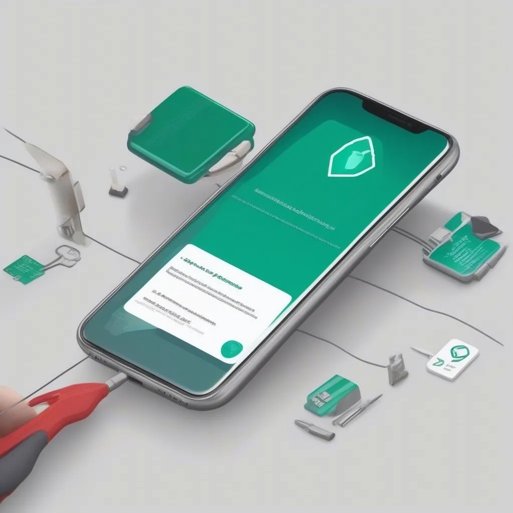 Installing Kaspersky Anti-Theft App on Smartphone