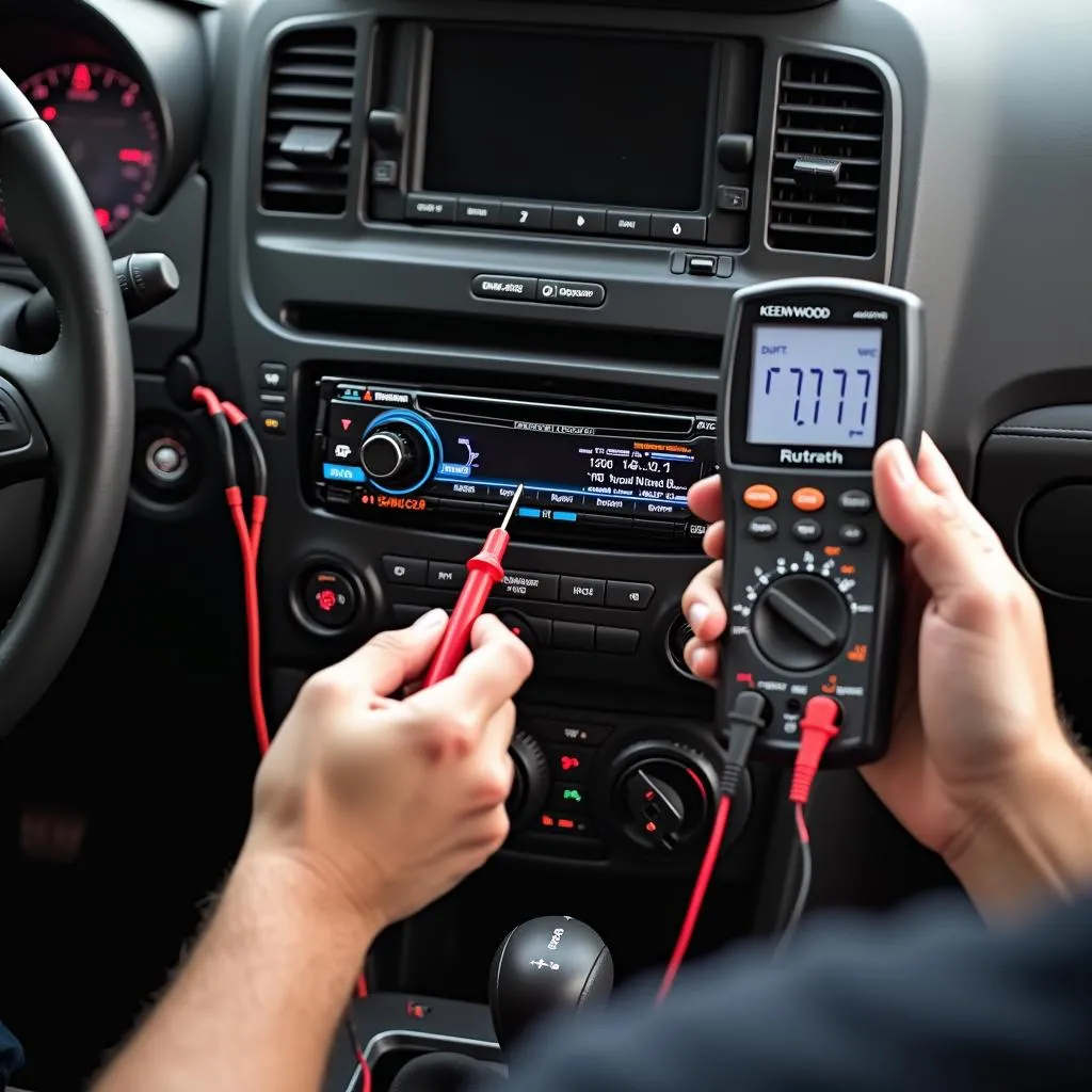 Troubleshooting a Keenwood Bluetooth car radio