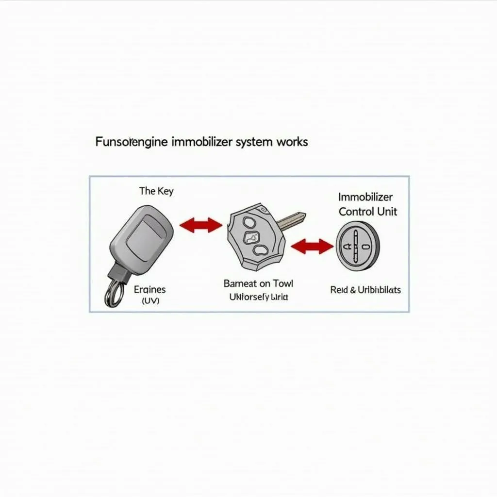 Kia engine immobilizer system diagram