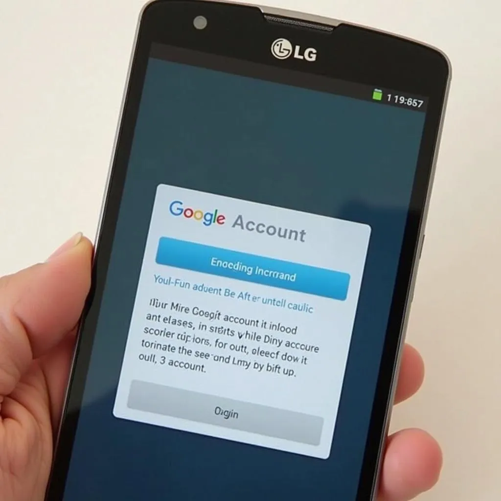 LG Optimus Google Account Bypass