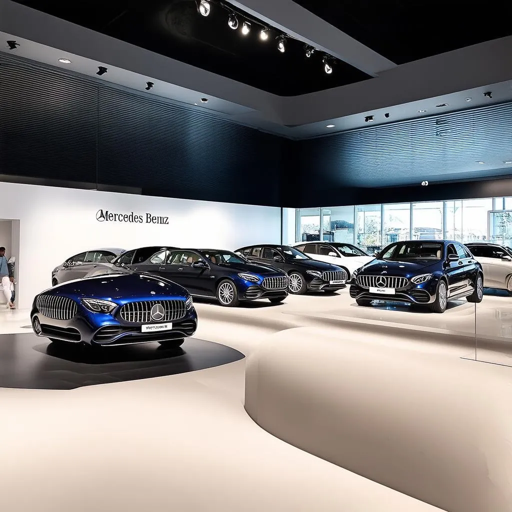 Mercedes Benz Dealership Showroom