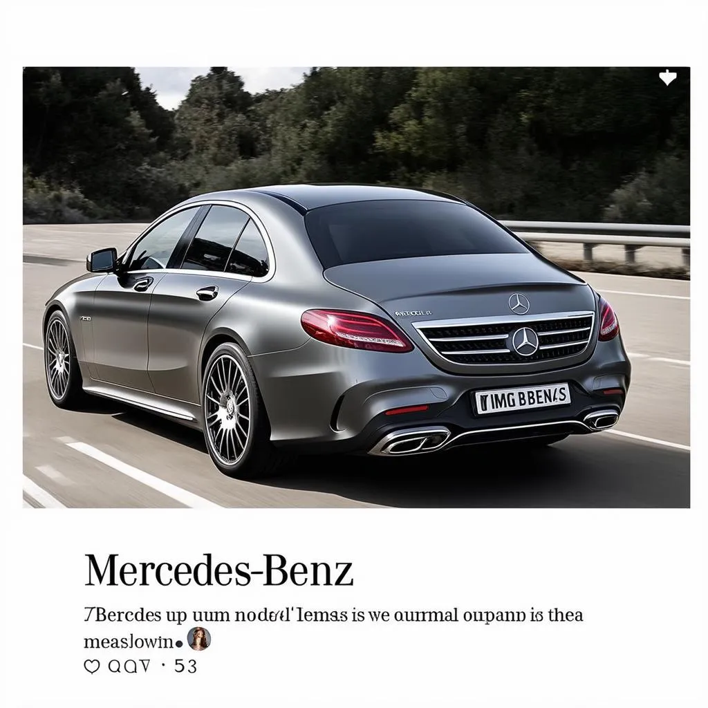 Mercedes Benz Instagram Feed