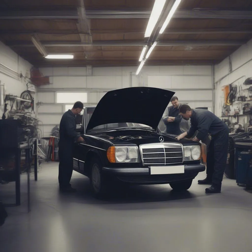 Mercedes Bumper Repair Shop