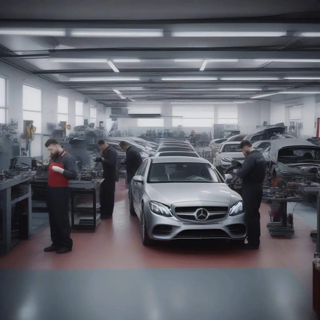 Mercedes Car Repair Shop