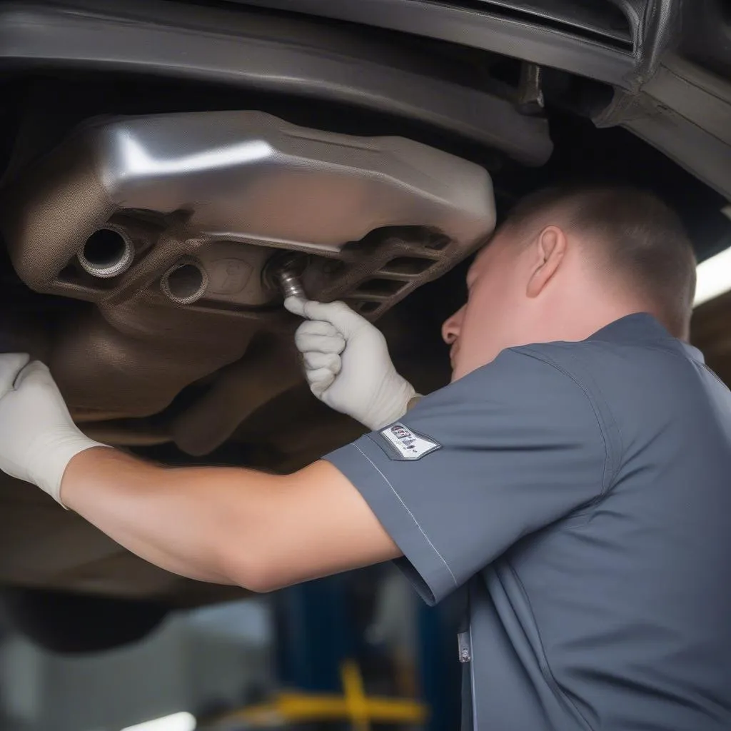 Mercedes Catalytic Converter Inspection