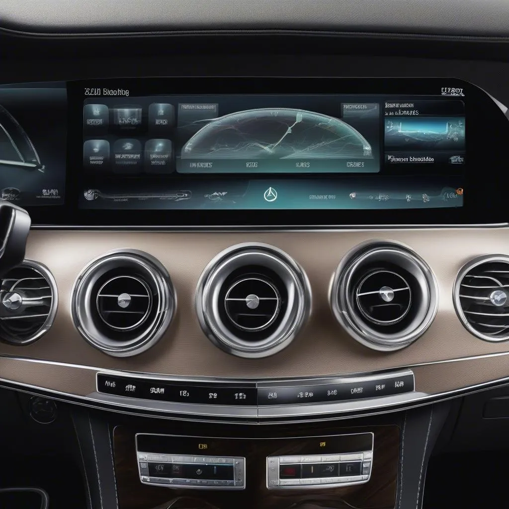 Mercedes E-Class Dashboard