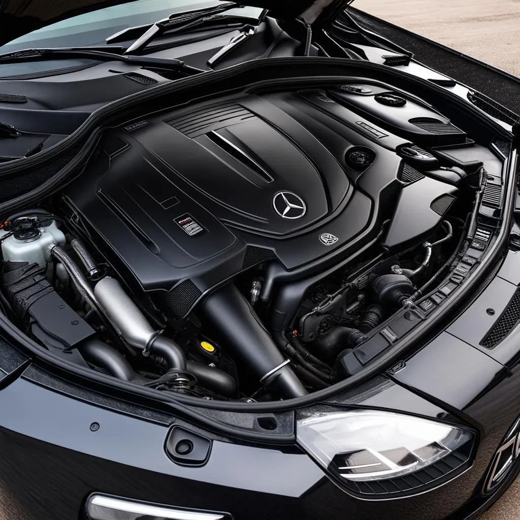 Mercedes E55 AMG Engine