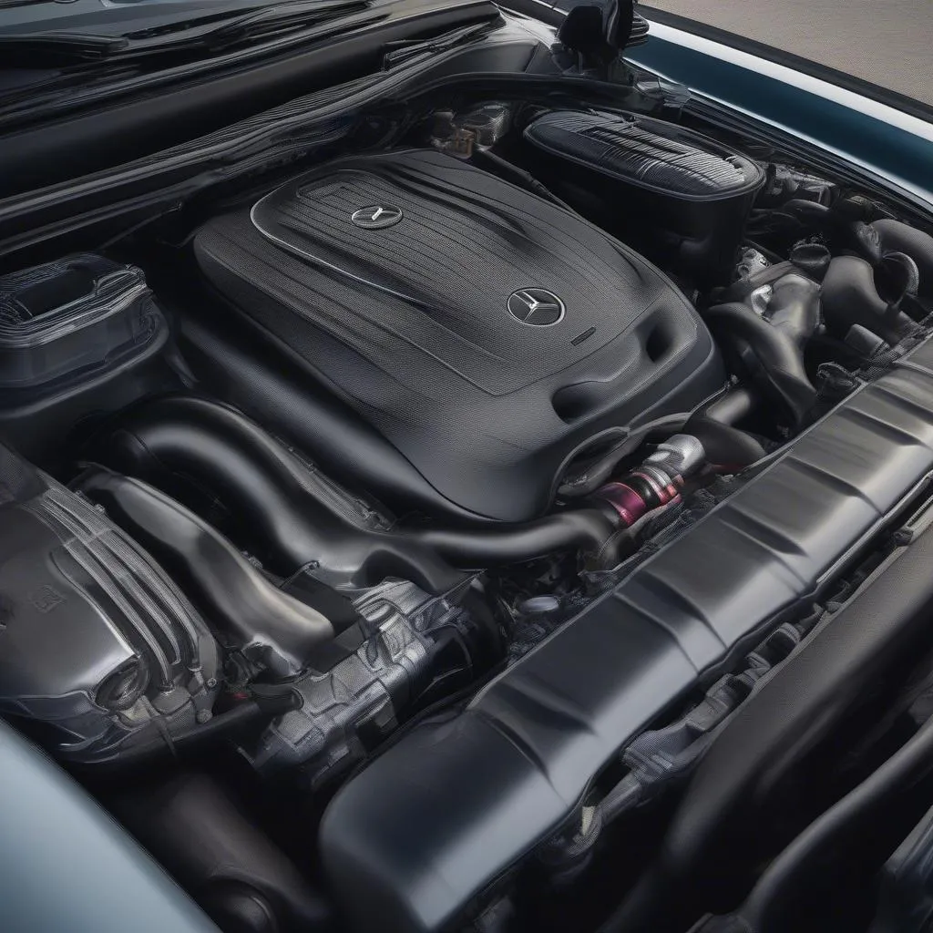 Mercedes Engine Bay