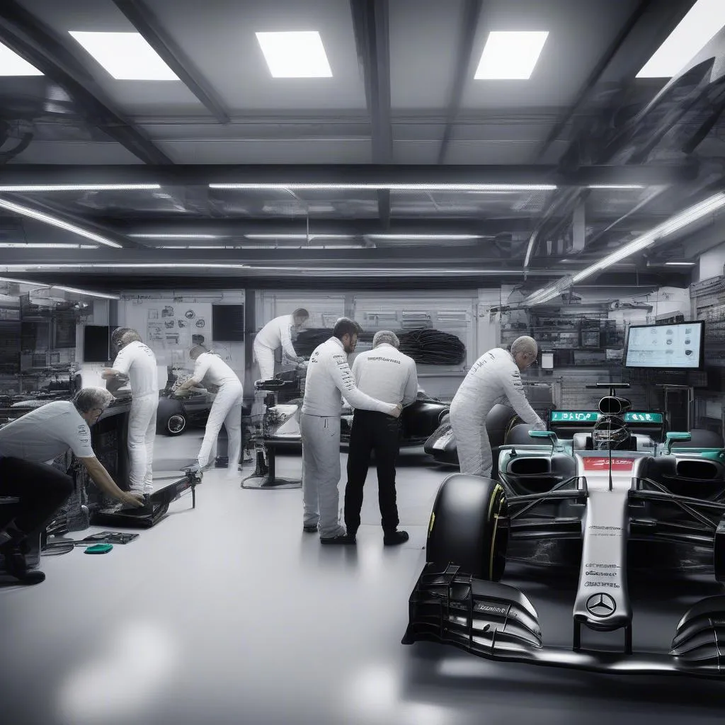 Mercedes F1 Engineers