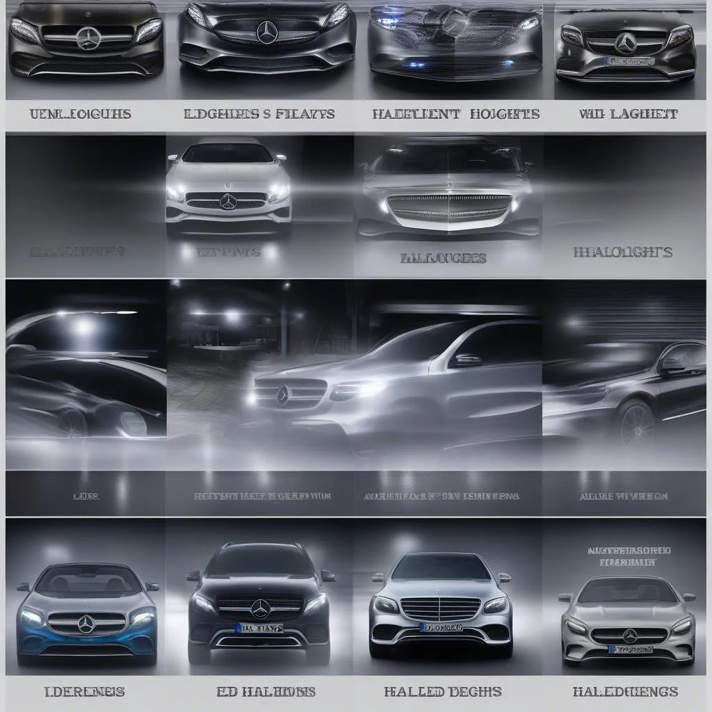 Mercedes Headlight Types