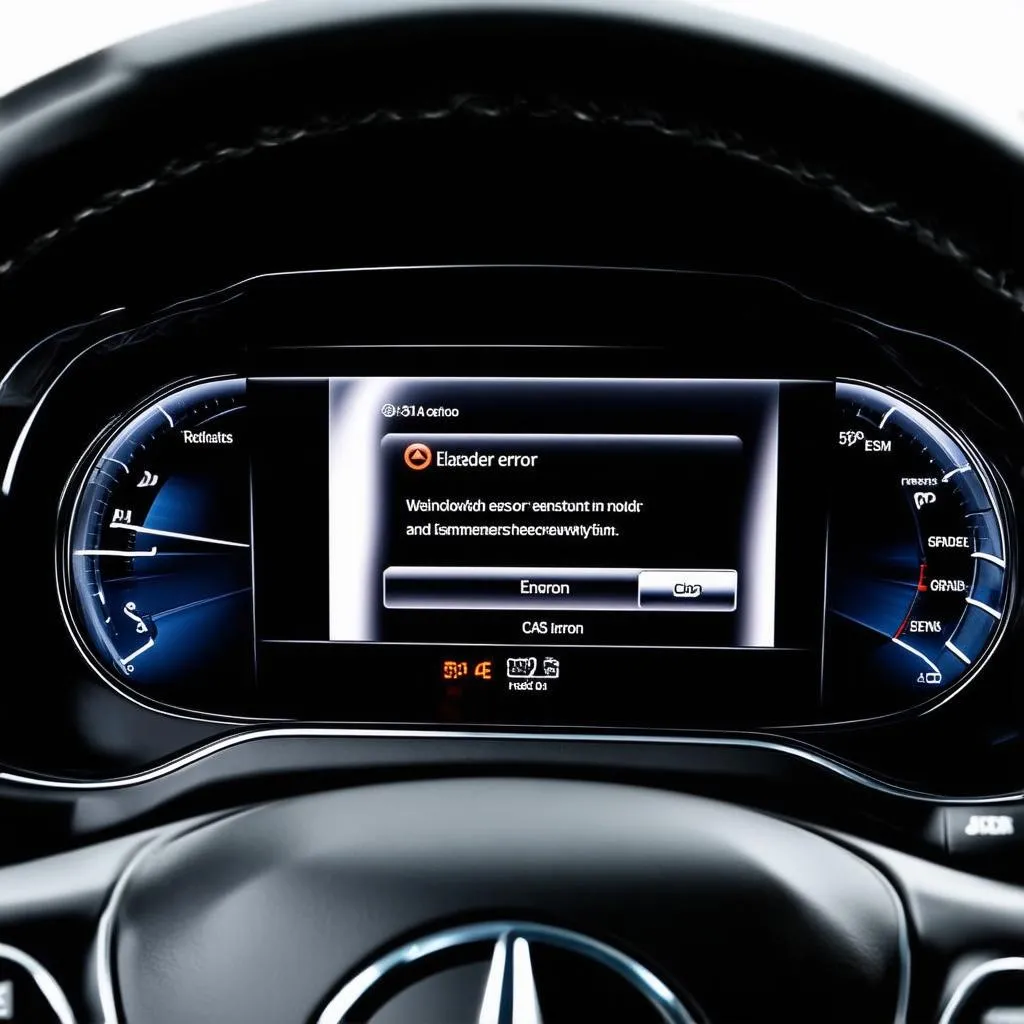 Mercedes Radio Error Screen