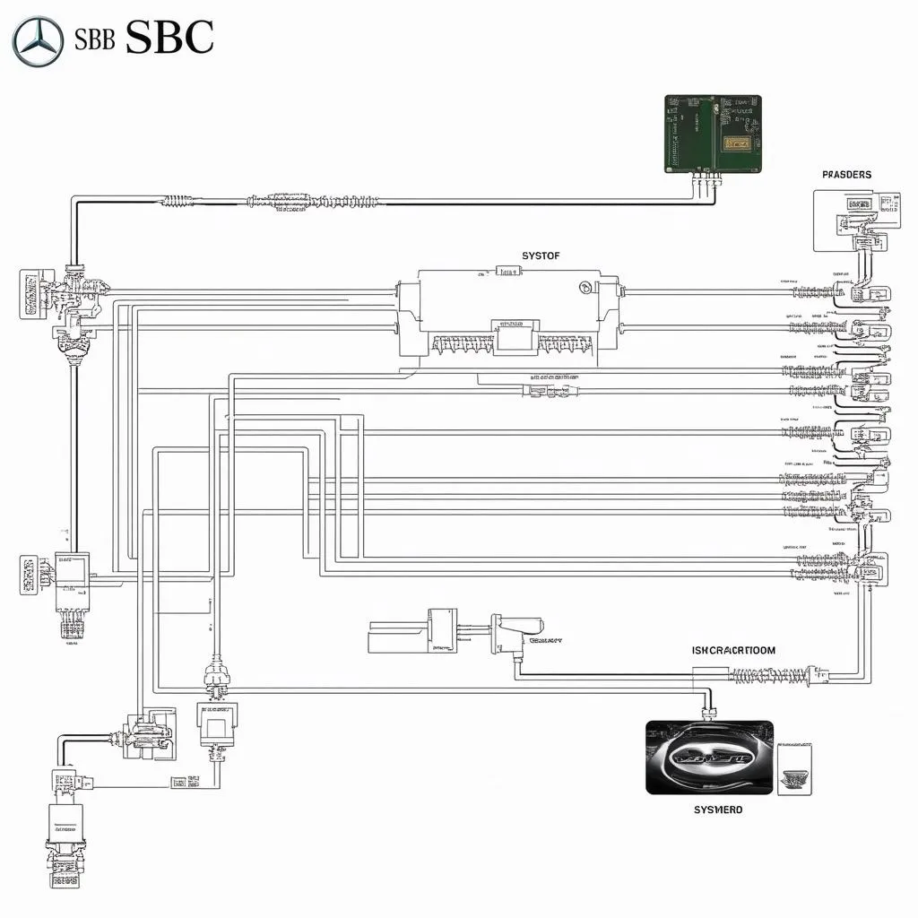 Mercedes SBC System Diagram