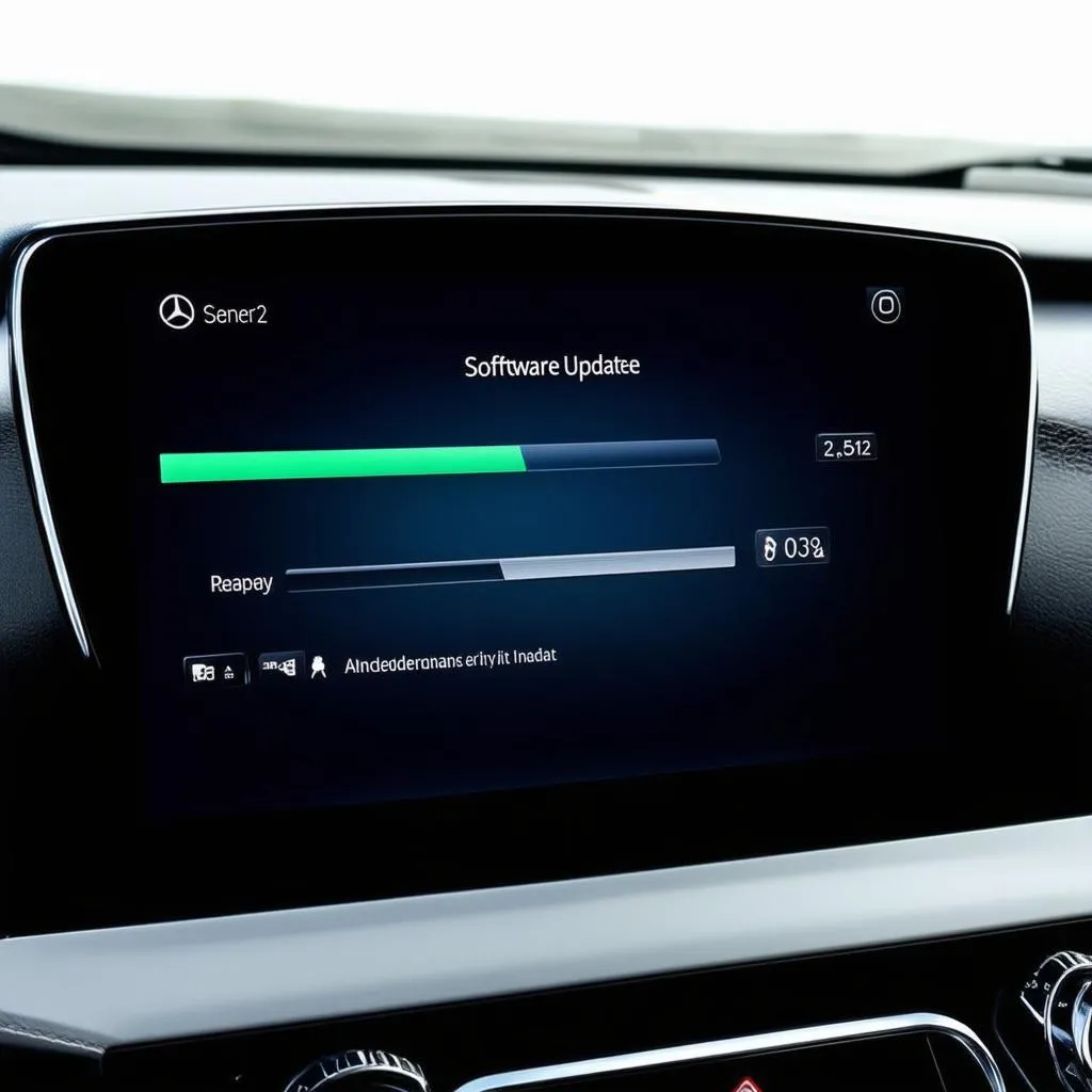 Software update on Mercedes-Benz