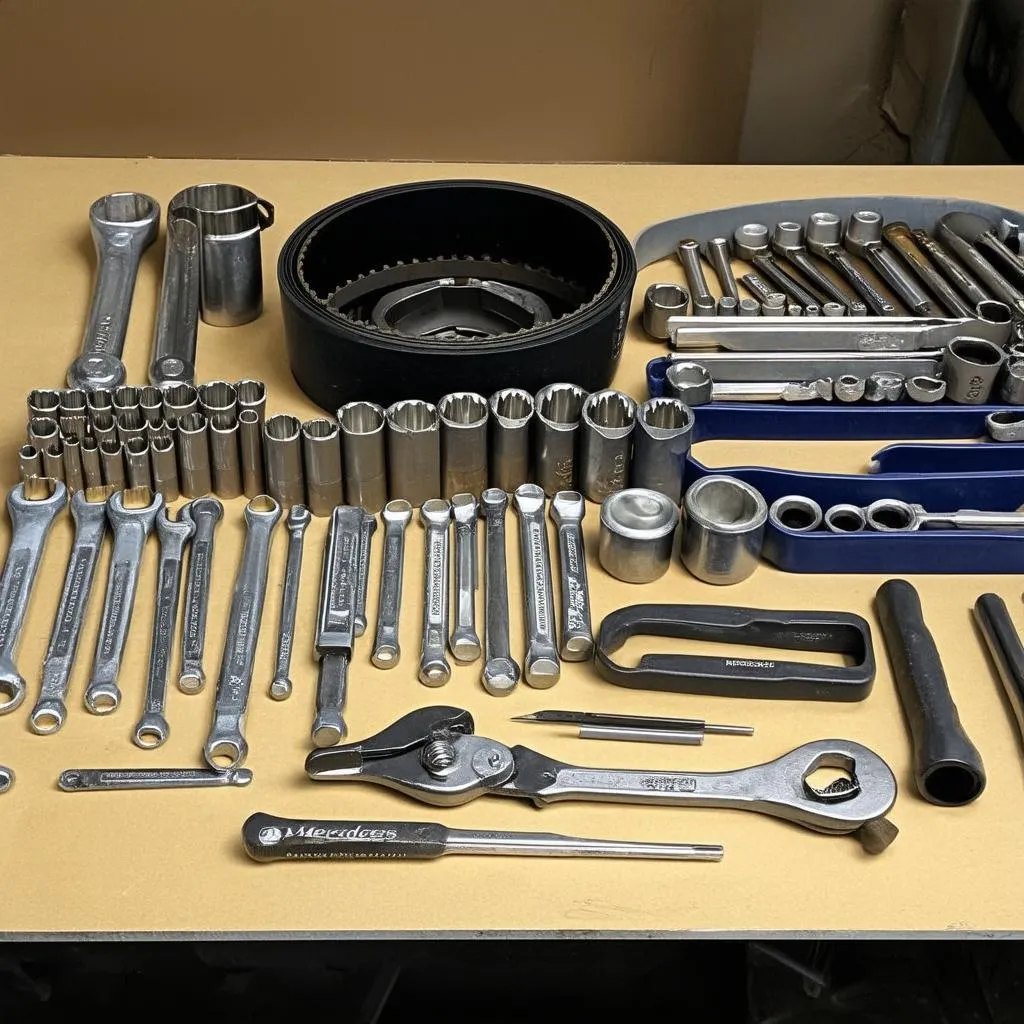 Mercedes Sprinter engine tools