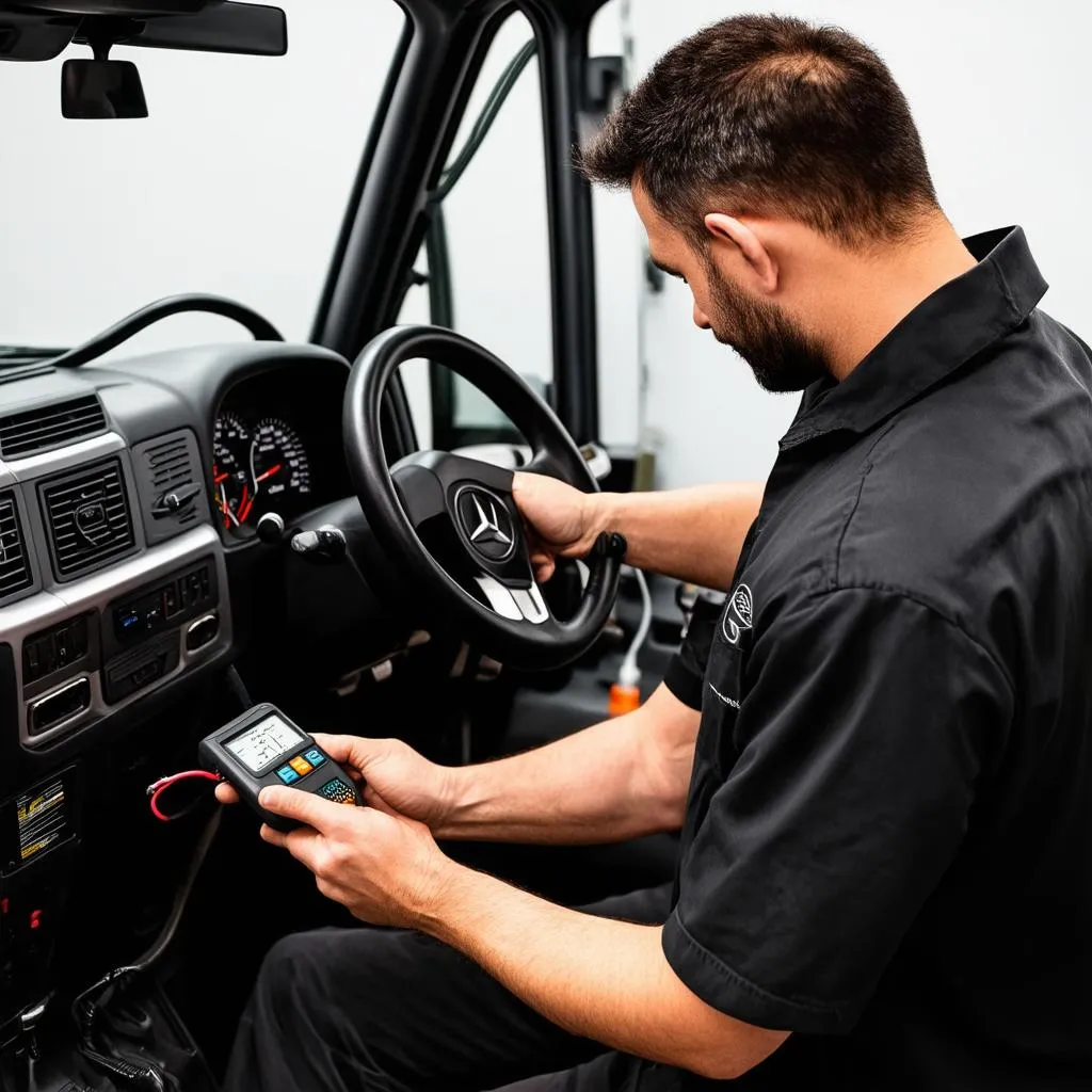 Mercedes Truck Diagnostics Technician