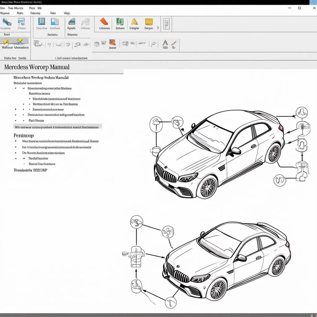 Mercedes workshop manual software screenshot