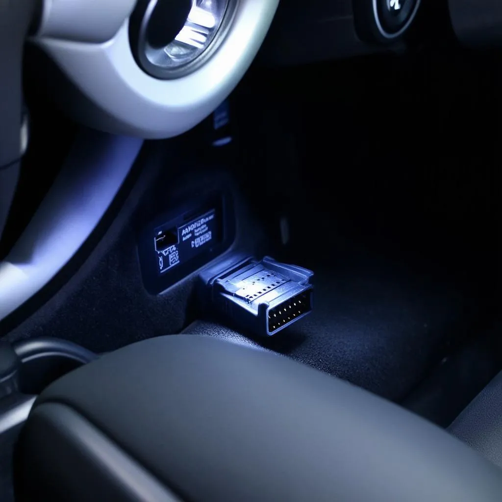 OBD2 port location in a car