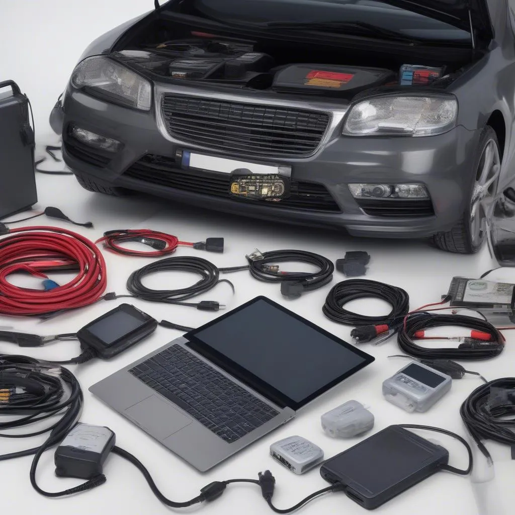 Modern car diagnostic equipment