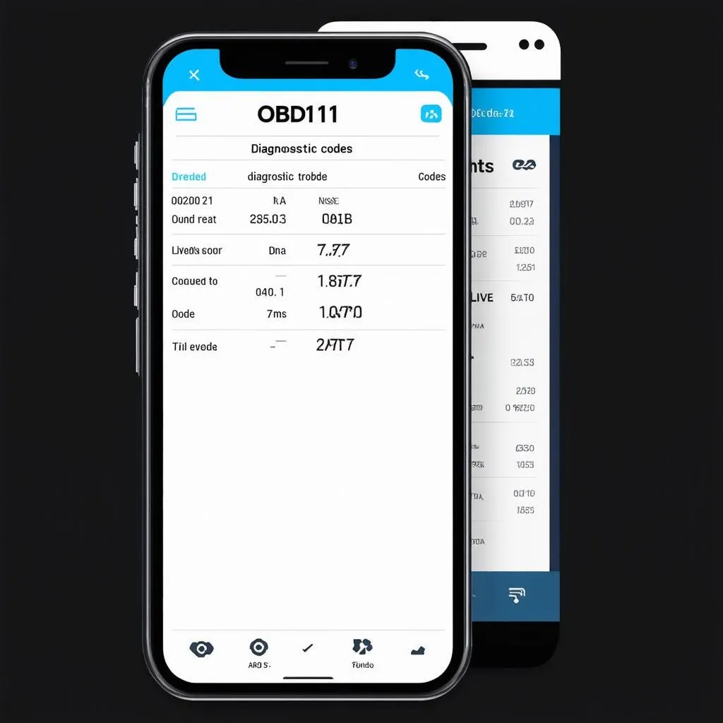 OBD11 App Interface