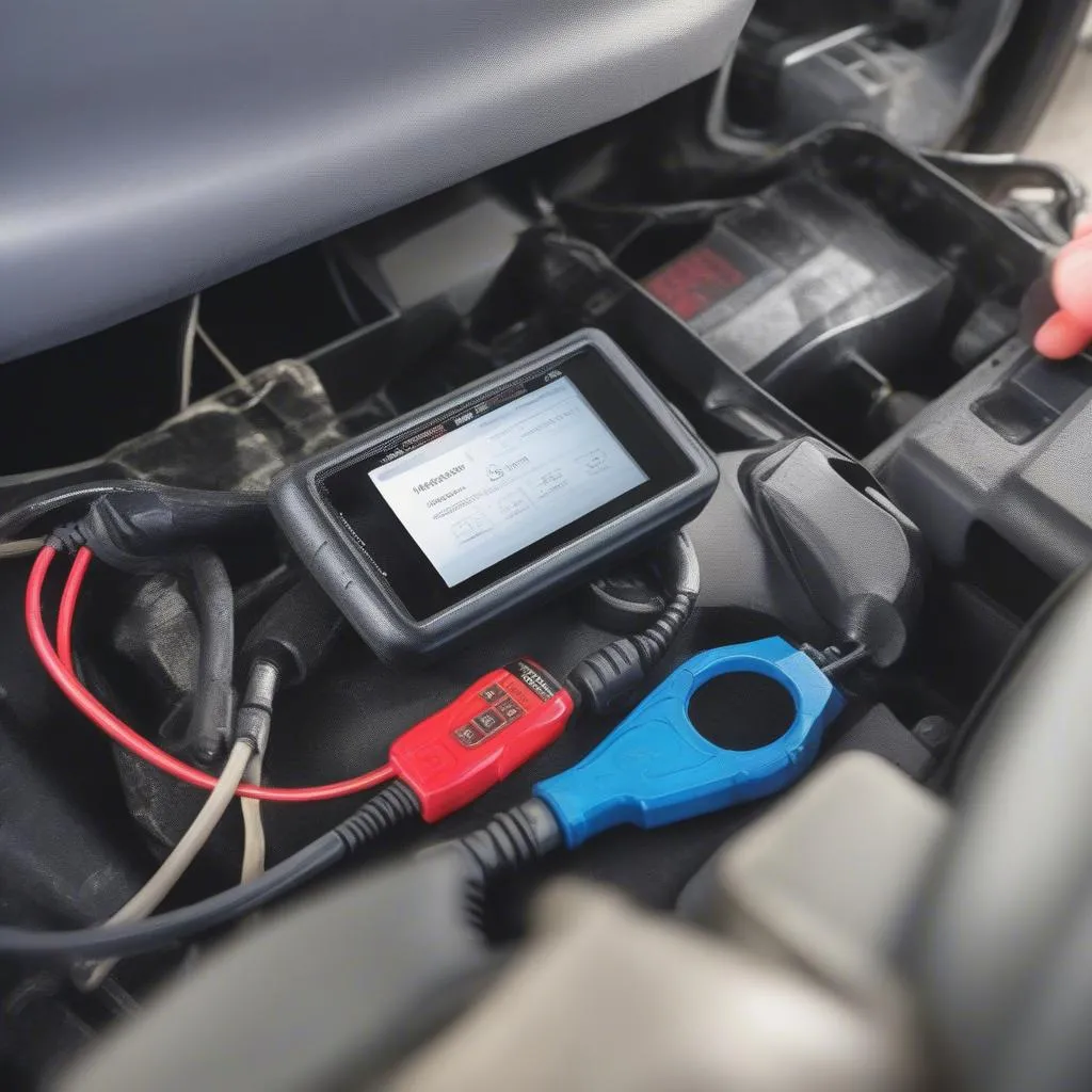 OBD2 Scanner Connected