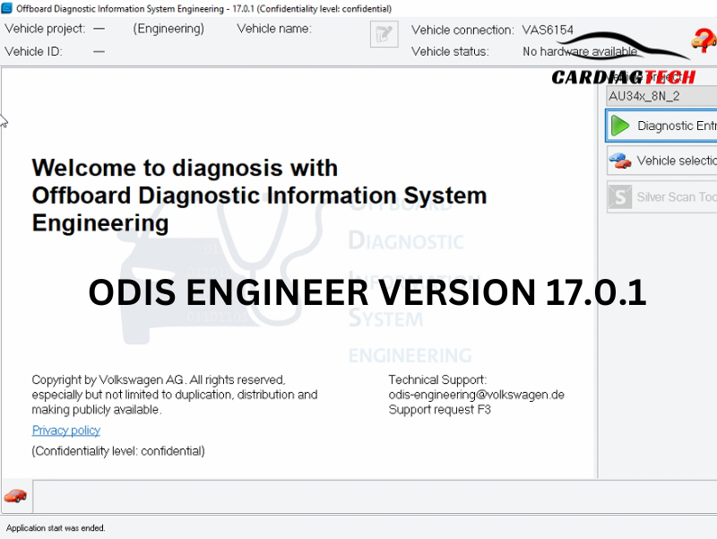 ODIS Engineer Software Version 17.0.1