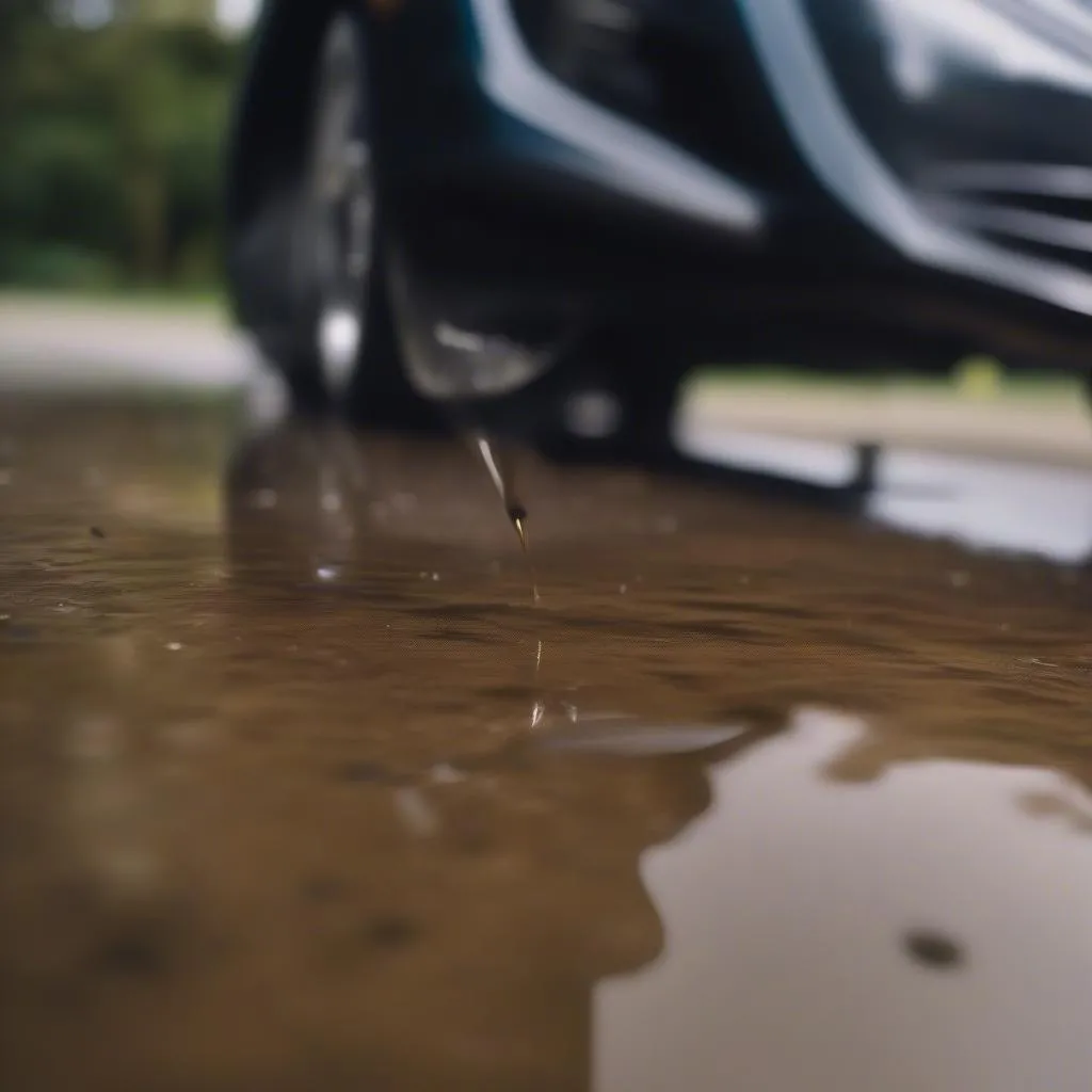 Oil Leak Under Car