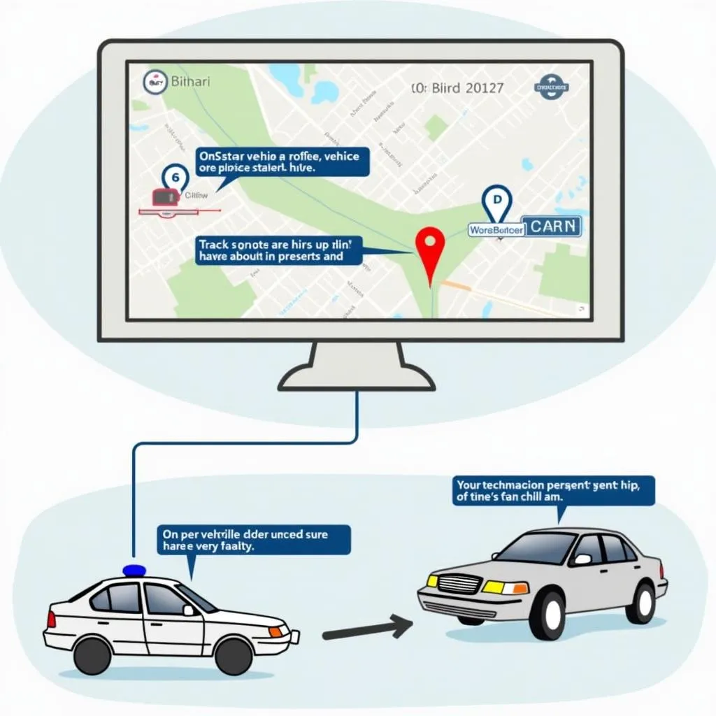 OnStar vehicle tracking system