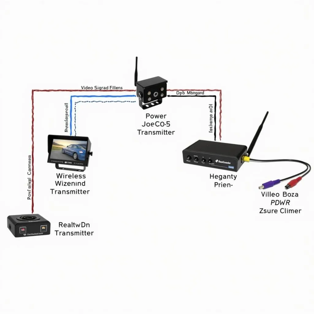 PolarLander car radio backup camera wiring diagram