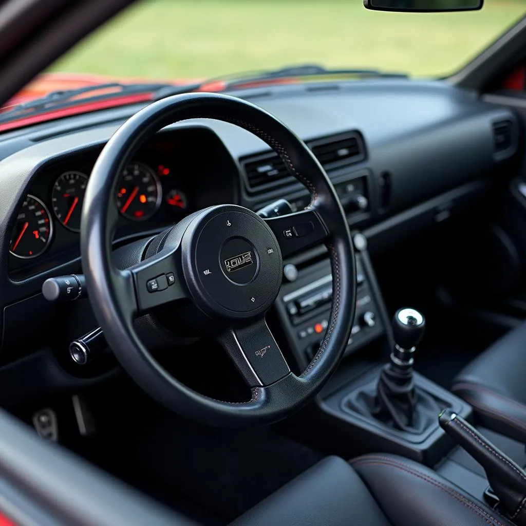 R32 Nissan Skyline GT-R Interior Steering Wheel