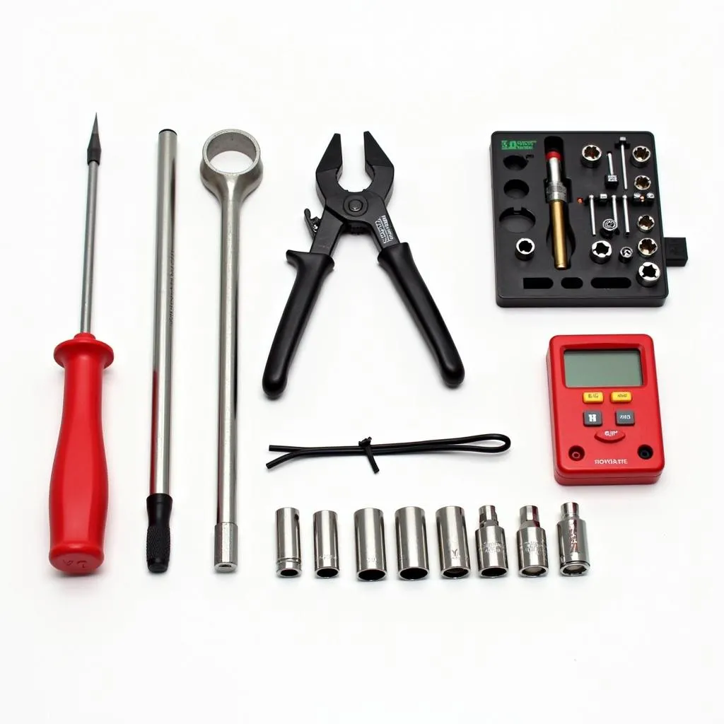 Tools for removing a car anti-theft system