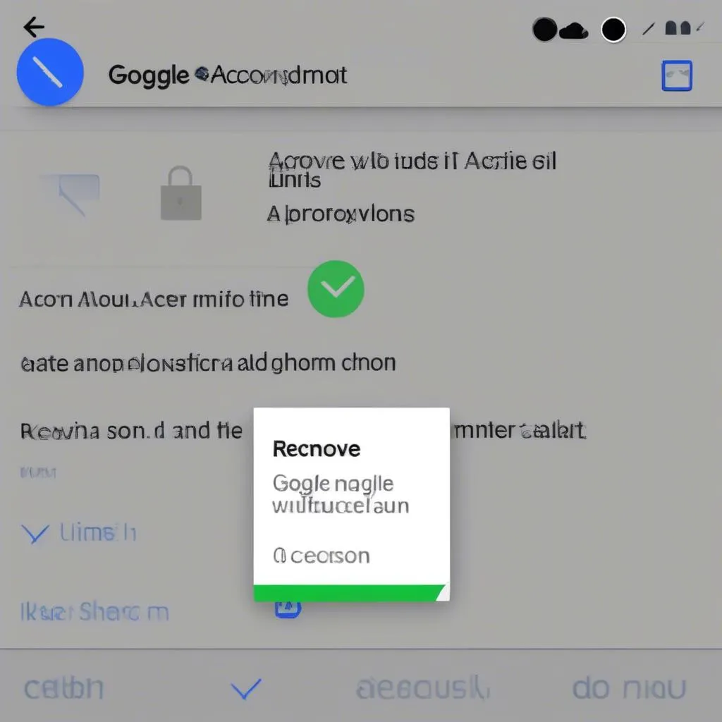 Removing Google Account