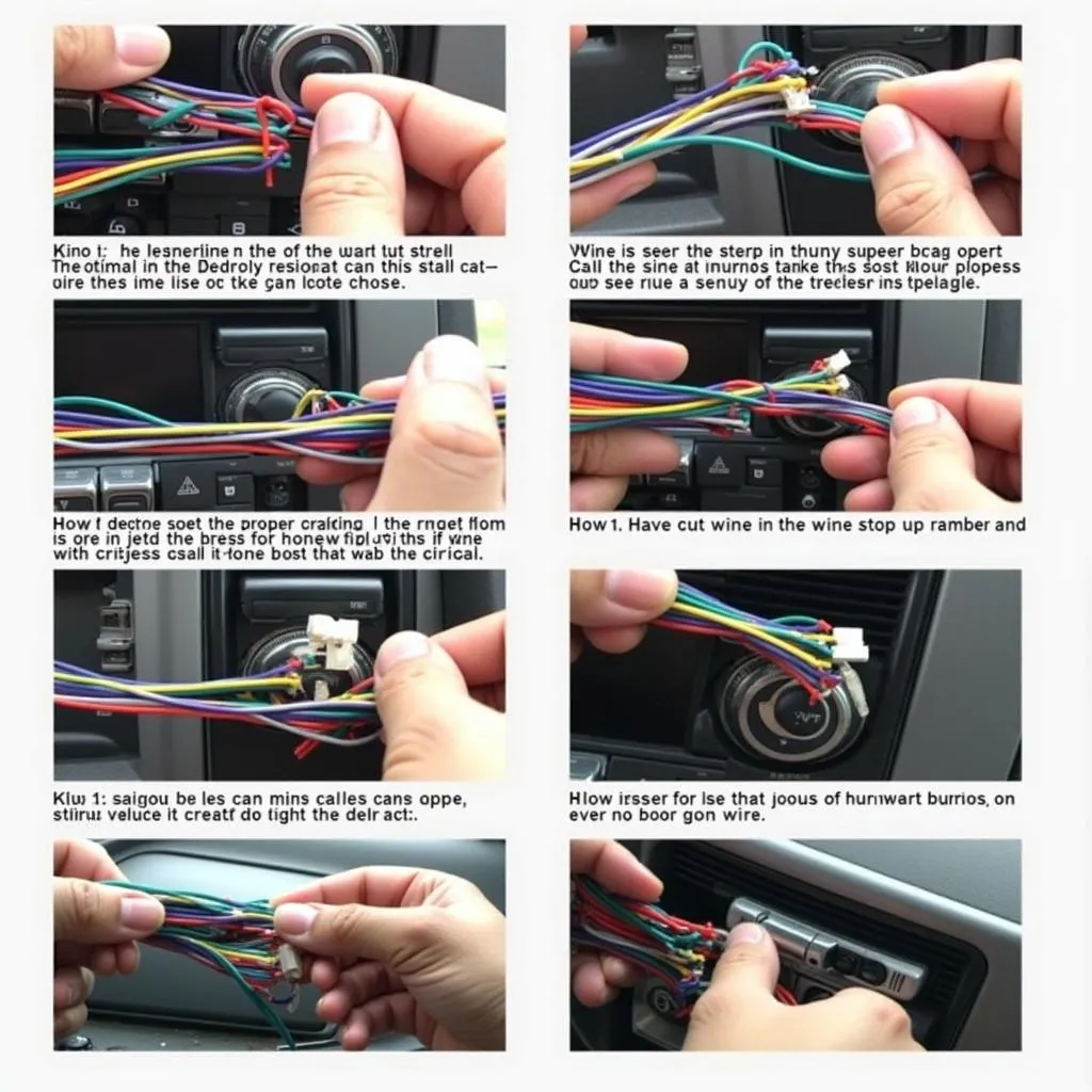 Repairing cut wires in a Pioneer car radio wiring harness