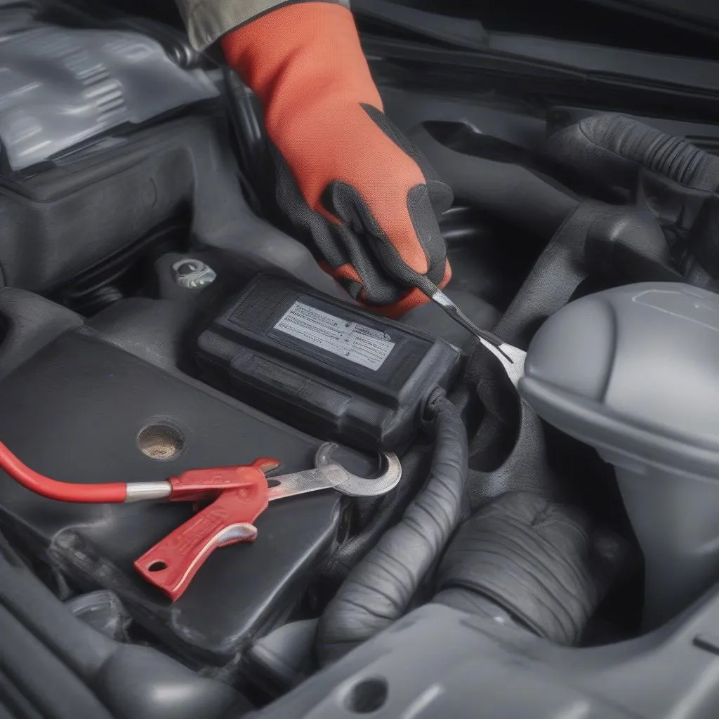 Resetting anti-theft system by disconnecting the battery