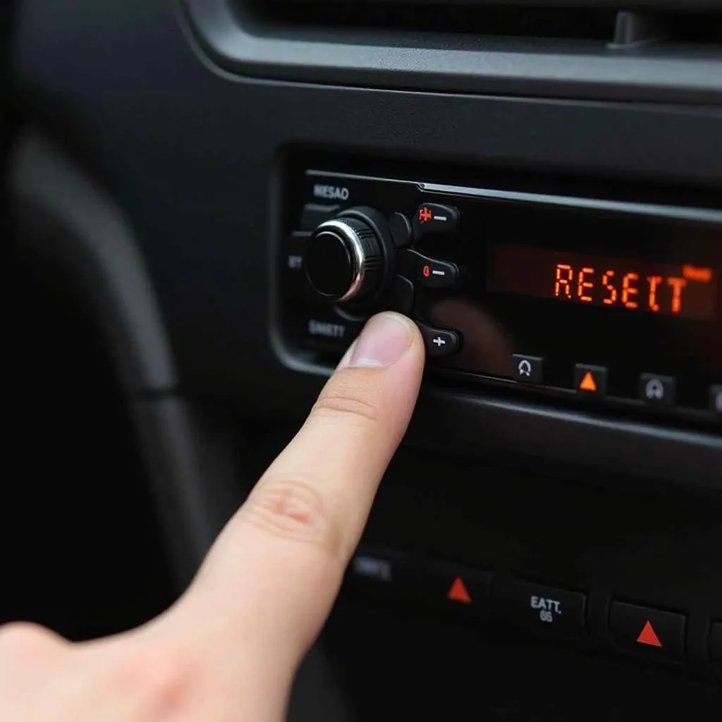 Resetting a car radio for Bluetooth pairing