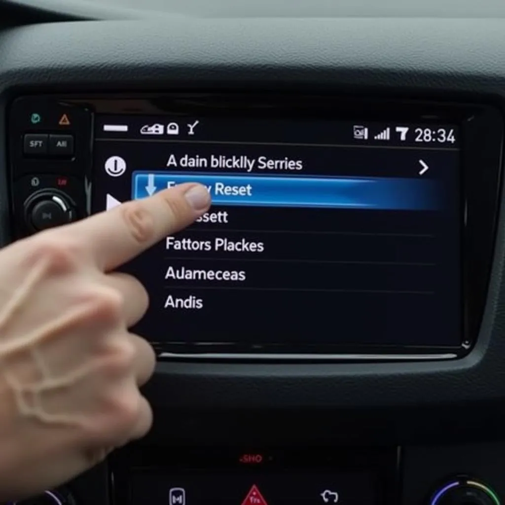 Resetting Car Radio Settings