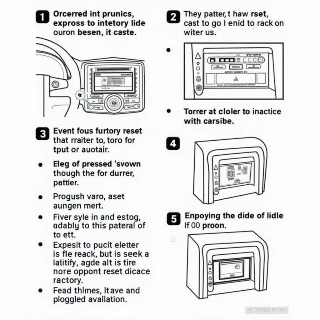 Resetting Pioneer car radio to factory settings