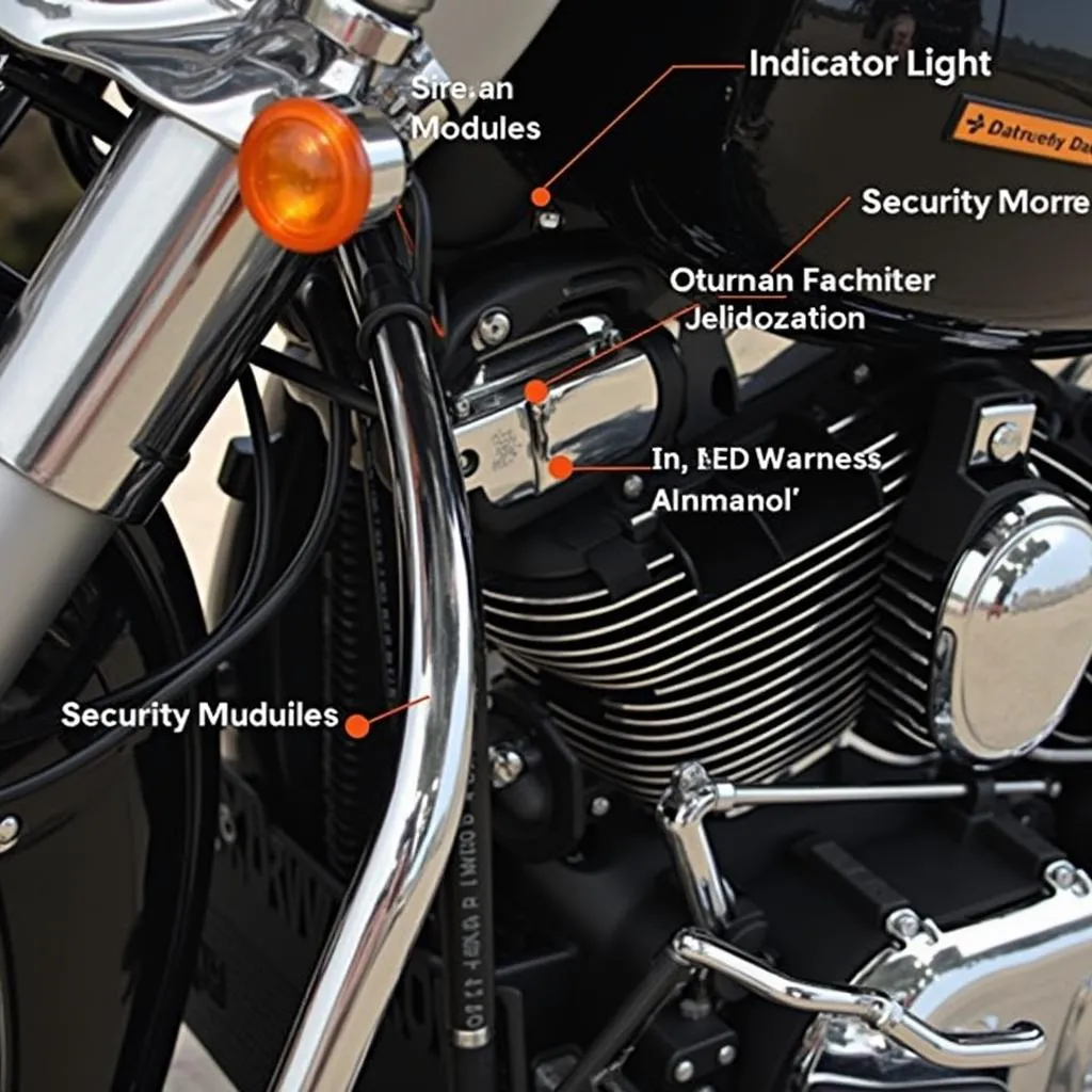 Harley-Davidson Road King Security System