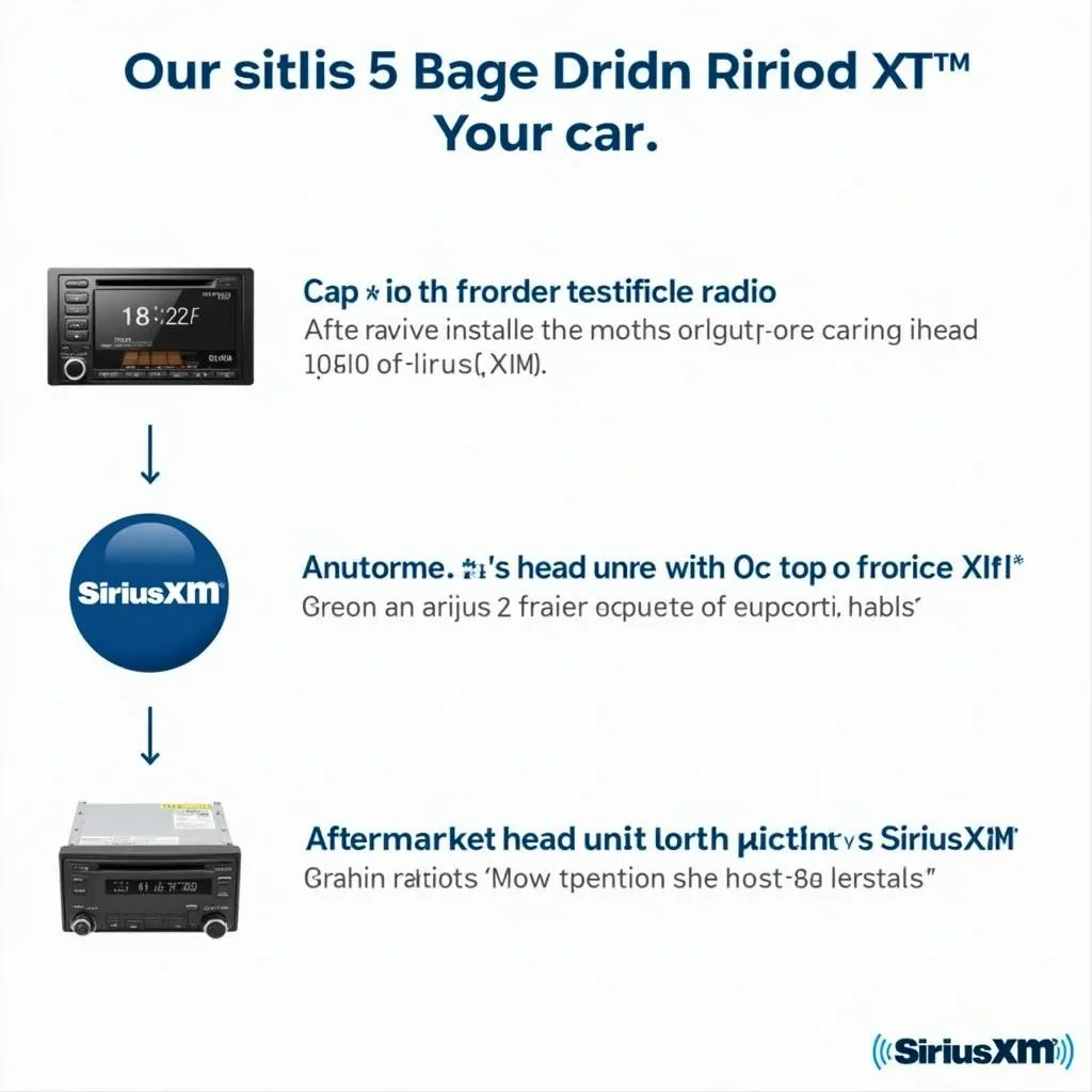 SiriusXM radio installation options