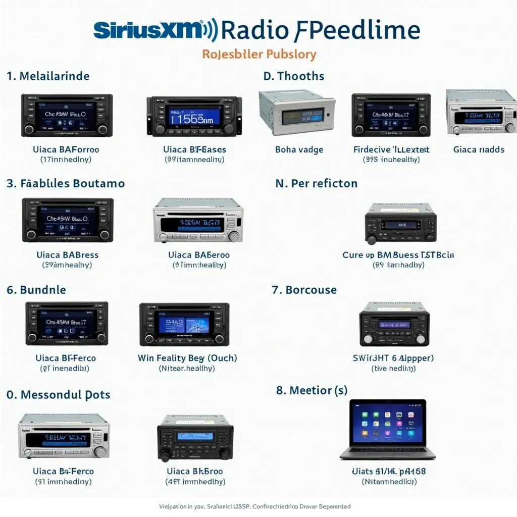 SiriusXM radio models