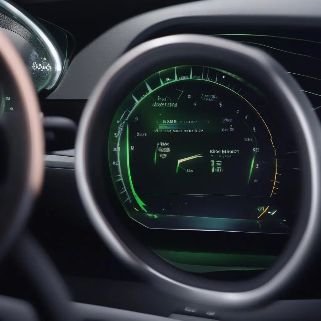 Skoda Superb Dashboard at Night