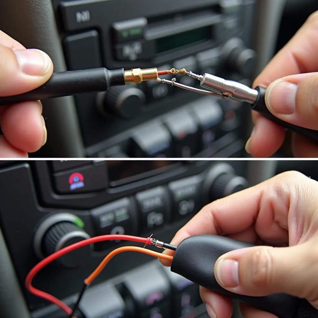 Soldering and Insulating Car Radio Wires