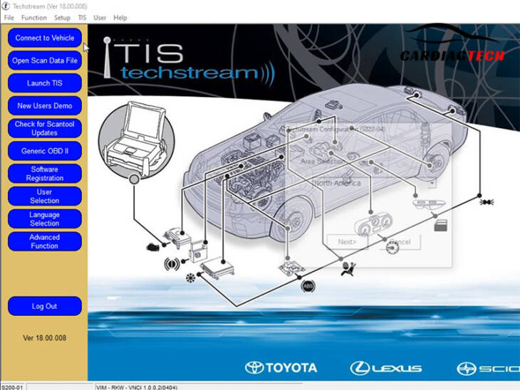 Toyota Techstream Software Version 18