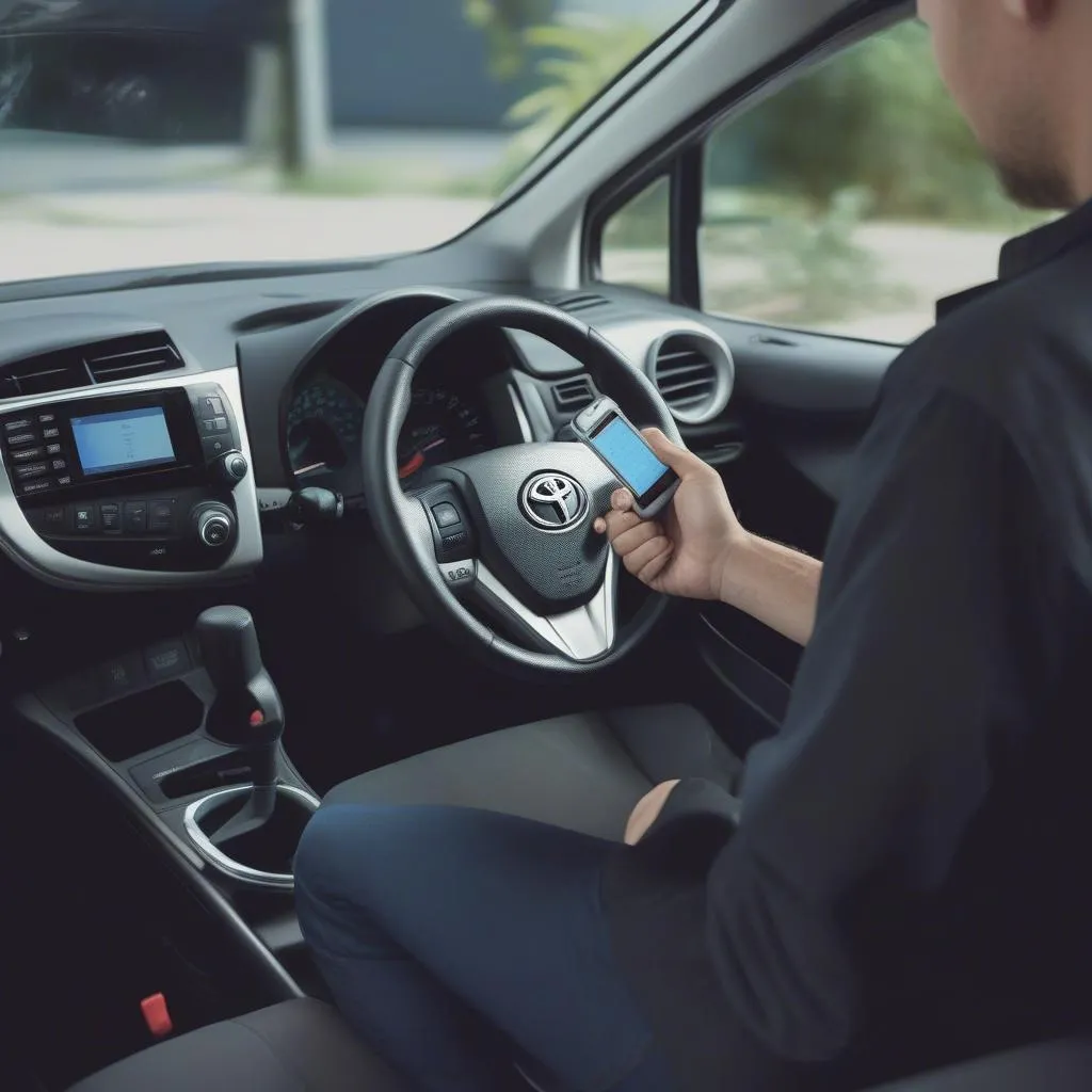 Using an OBD2 Scanner to Diagnose Toyota Yaris Anti-theft System