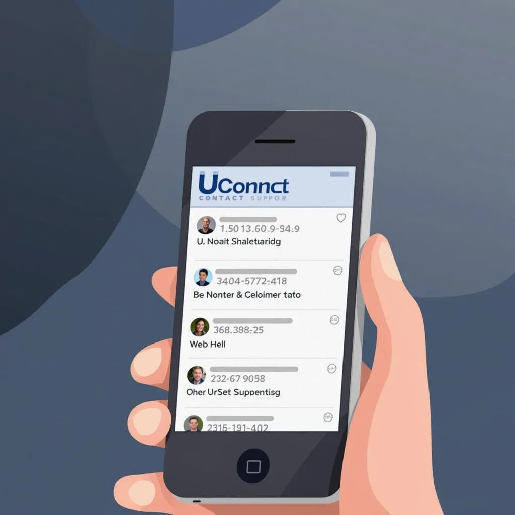 Contacting Uconnect Support