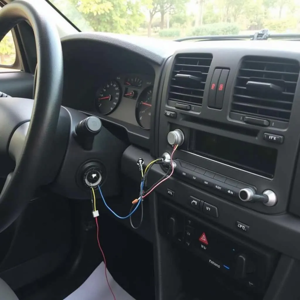 Installing a universal Bluetooth car radio