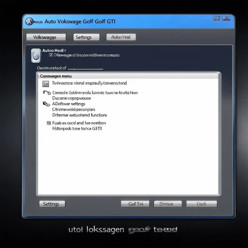 VCDS Auto Hold Settings Screen