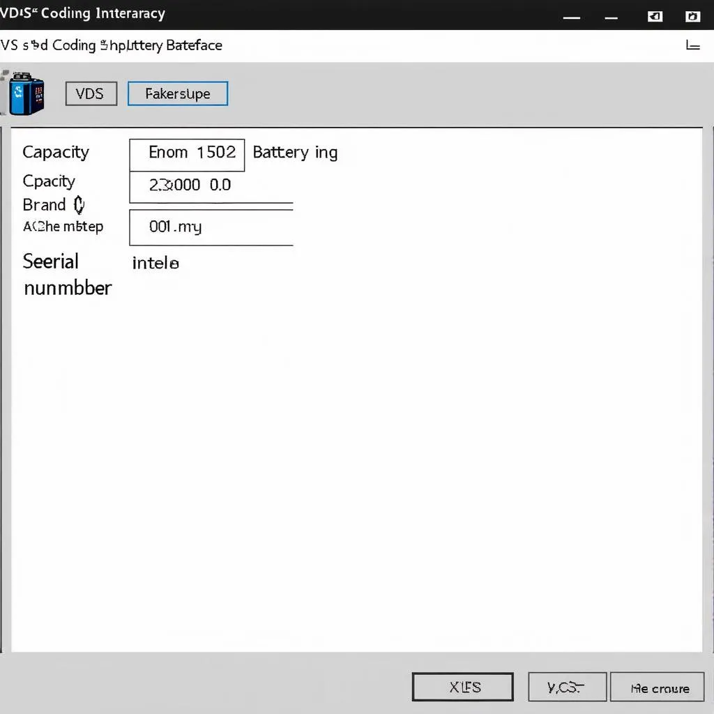 VCDS Battery Coding Screen