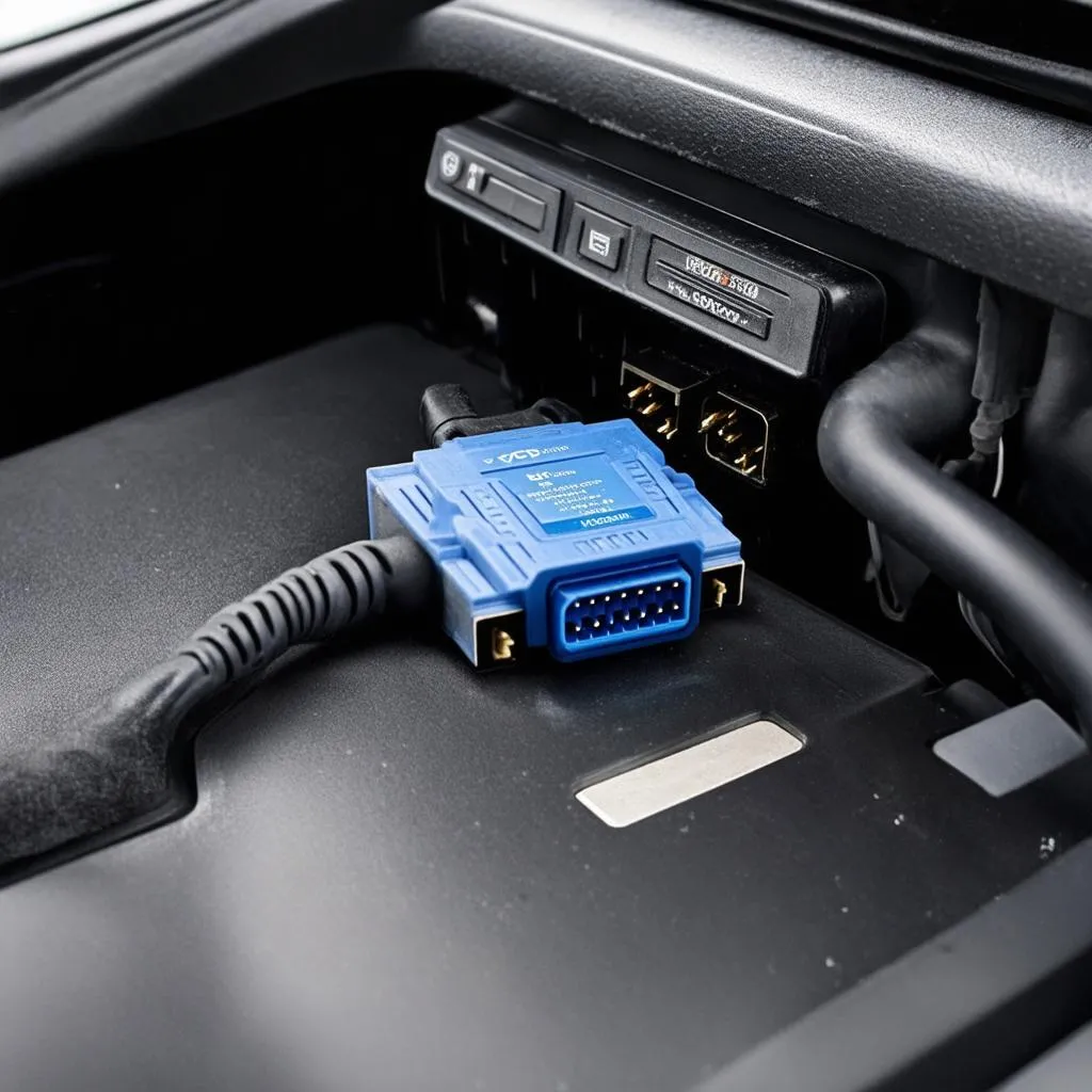 VCDS Clone Interface Connected to Car