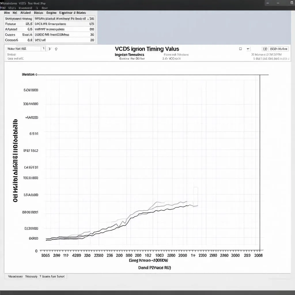 VCDS Ignition Timing Graph